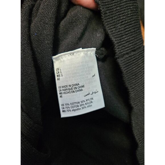 Club Room Black Cardigan  Men's Size Large NEW TAGS - Picture 6 of 8